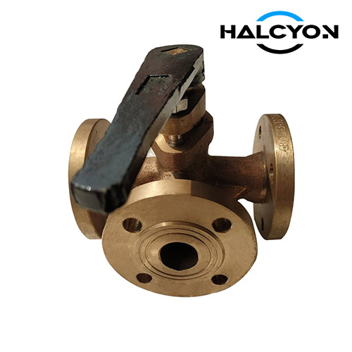GB T/593 Marine Flanged Bronze Packed Cock